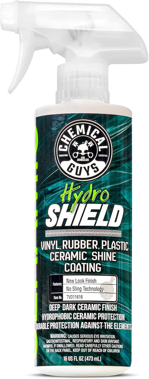 HYDRO SHIELD   RECUBRIMIENTO CERAMICO PARA LLANTAS, VINIL, PLASTICO